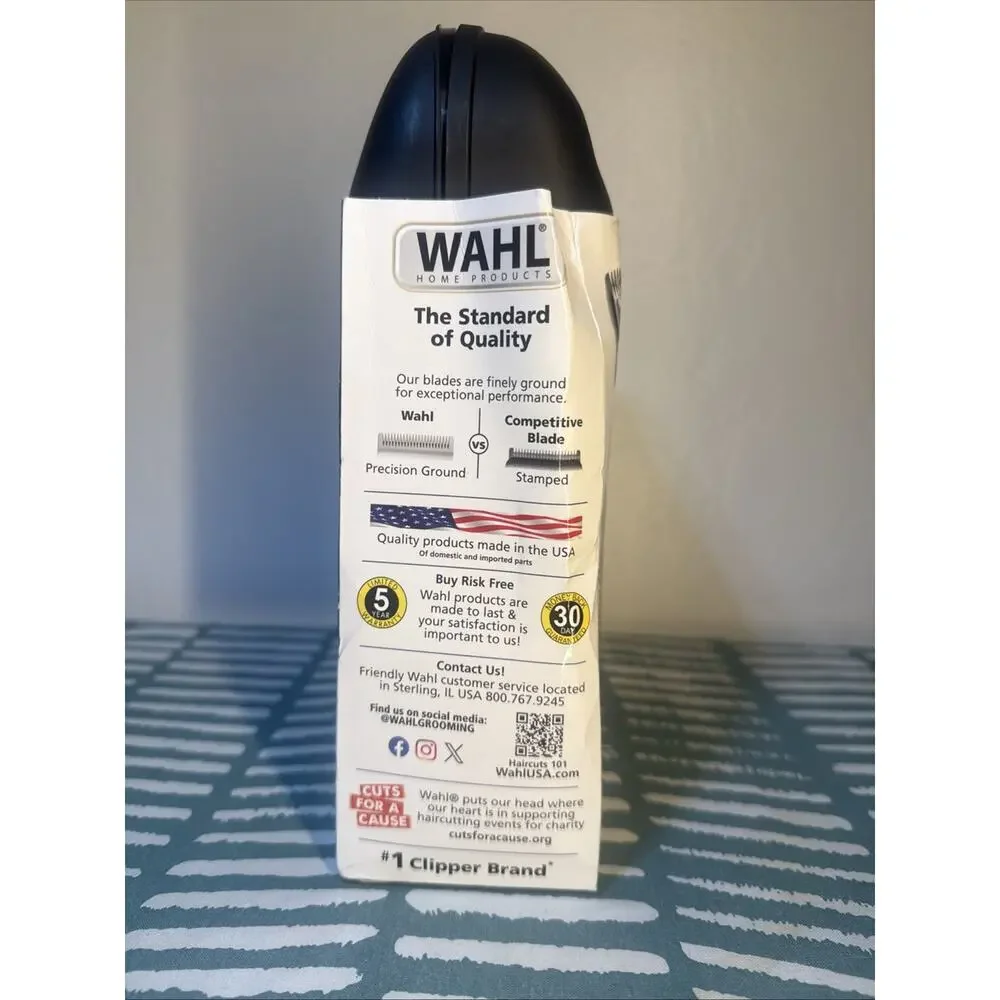 Wahl Color Pro Plus Haircut Clipper Kit - Black/Silver